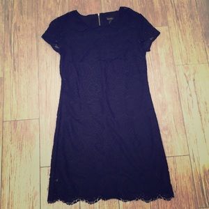 Lace sheath mini dress